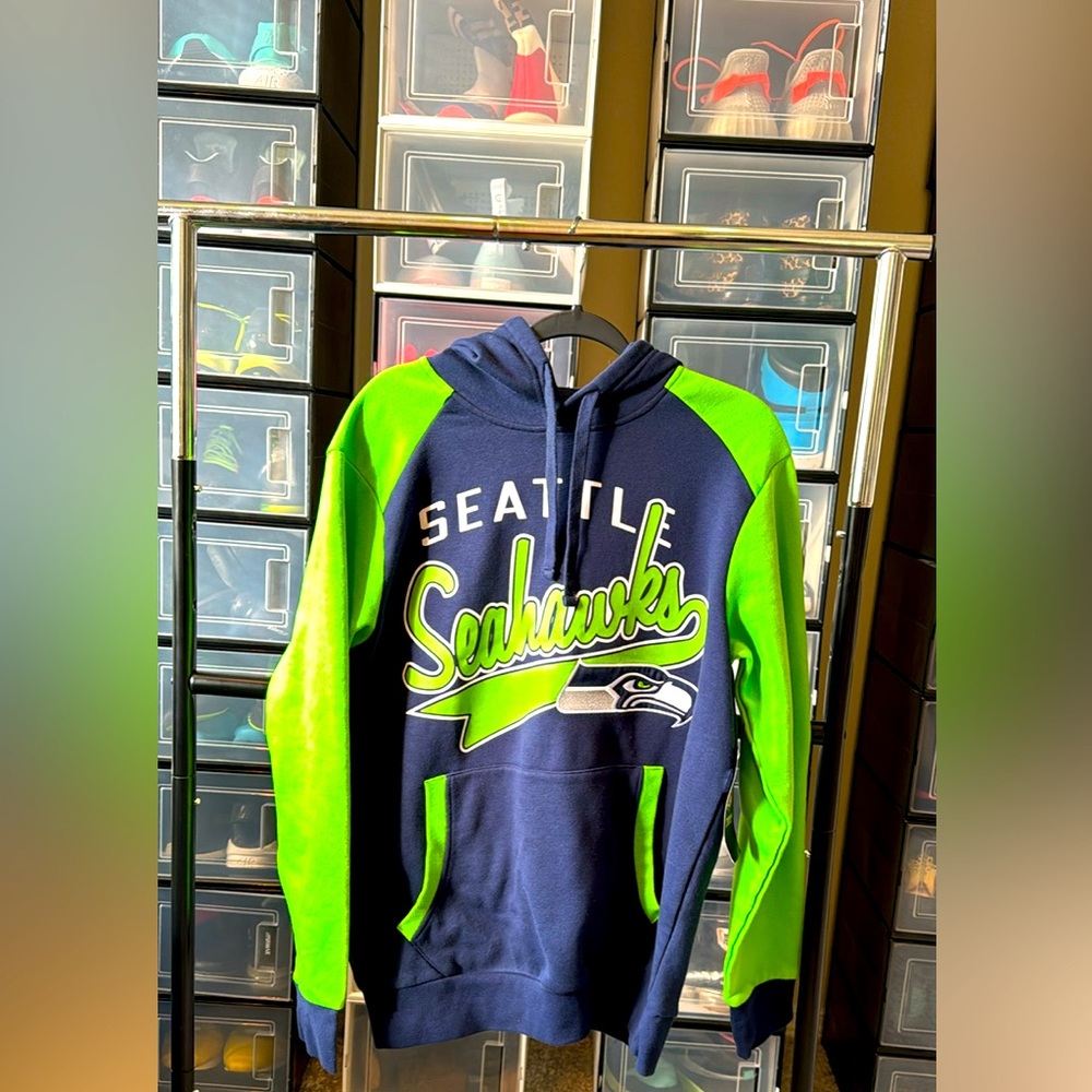 Seattle Seahawks mens Vintage Classic NFL hoodie